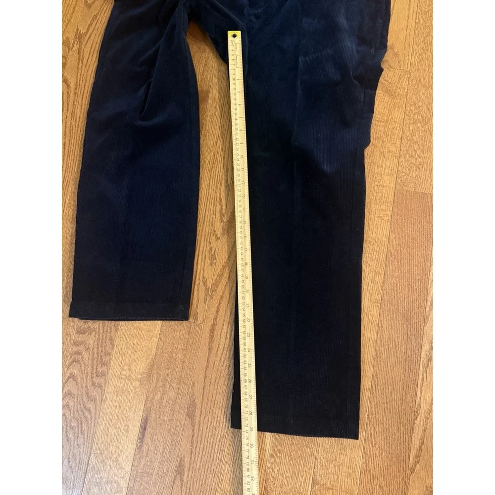 Polo Ralph Lauren Corduroy Pants 36x30 Navy Blue Stretch Classic Fit Trousers